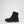 Pajar black quilted ankle boot with front zipper closure and thick rubber sole