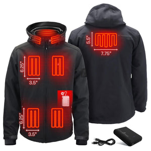 ActionHeat Pro Series+ Bluetooth Men's Softshell Heated Jacket