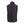 Back view of a black DeWalt quilted vest with a large pocket