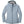 Outdoor Research light blue hooded rain jacket with front zipper and chest pockets