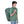Person wearing a green Thule duffel backpack