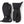 Hestra black three finger ski mittens with adjustable wrist straps