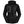 Gerbing black softshell hooded jacket with front zipper and chest pocket