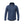 Heat Experience navy blue hooded heated jacket with front zipper and thumb holes