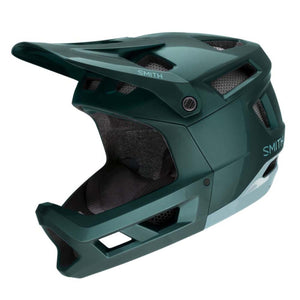 Smith Optics full face mountain bike helmet in dark green