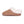 Cloud Nine Sheepskin tan cable knit slipper with white sheepskin lining