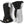 Hestra black and grey Gore-Tex three-finger ski mittens