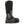 Korkers black waterproof rubber boot with textured sole and orange accents