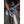 Cyclist wearing blue and tan Hestra fingerless cycling gloves on handlebars