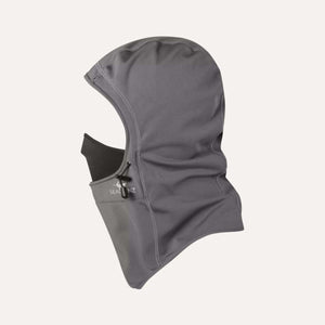 Sealskinz grey balaclava with adjustable drawstring
