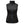 Aheata black quilted puffer vest with full zip closure and high collar