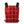 Inuteq red cooling vest insert with grid pattern and black shoulder straps
