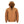 Mobile Warming brown hooded canvas work jacket with front zipper and ribbed cuffs