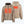 Mobile Warming tan fleece hoodie showing front and back heating element zones