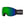 Smith Optics snow goggles with green reflective lens and black strap