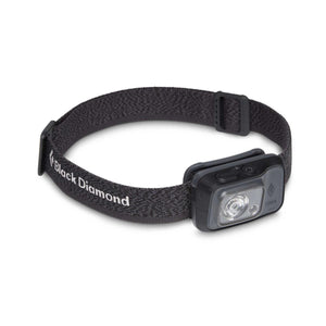 Black Diamond Cosmo 350 headlamp with black adjustable strap
