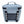 Light grey soft sided cooler with black zipper and mesh front pocket