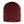 ActionHeat maroon ribbed knit beanie with a small branded patch on the side