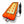 Ignik heated pad with orange fabric and digital temperature controller