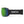 Smith Optics snow goggles with black frame and green reflective lens