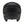 Back view of black Smith Optics Descend Jr ski helmet with goggle strap and adjustable dial