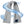 Grey Carolina Panthers cooling towel with water splash graphic