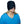 Polar Products black cooling therapy cap worn over the head