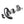 Exploded view of wireless earbud components showing internal circuitry and casing