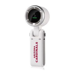 Arizona Cardinals handheld portable fan with digital battery display