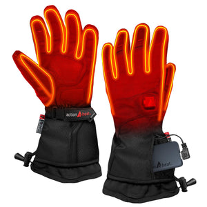 ActionHeat battery powered heated gloves with visible heating elements