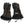 California Heat black leather heated motorcycle gloves with power cables