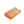 HealthyLine orange mesh pillow with embedded gemstones