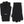 Pair of black Hestra knit gloves with ribbed cuffs