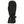 Mobile Warming black heated mitten with adjustable wrist strap and power button
