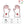 Glovii heated gloves size chart and heating element diagram