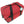 Red Polar Bear Coolers soft sided cooler bag with black straps and zipper