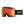 Smith Optics snow goggles with black frame and orange mirrored lens