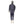 CompCooler navy blue liquid cooling jumpsuit with backpack and balaclava on a mannequin