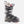 Rossignol grey ski boot with faux fur lining and four buckles