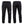 Venture Heat black heated base layer pants shown from front and back views