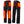 Gerbing heated motorcycle pants showing front and back heating element zones