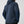 Back view of a blue FjallRaven hooded fleece jacket with reinforced elbow patches