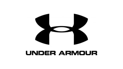 Under Armour logo featuring a black stylized 'H' symbol above the brand name 'UNDER ARMOUR' in black text on a white background.