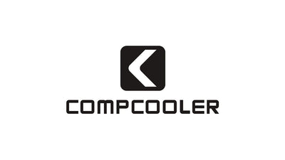 Black and white logo featuring a white left-pointing chevron inside a black rounded square, above the word 