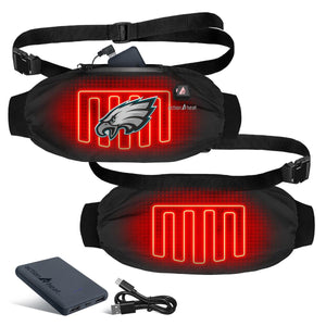 ActionHeat Philadelphia Eagles heated hand warmer pouch with battery pack and charging cable