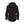 Back view of Radians black hooded softshell jacket