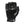 221B Tactical black leather and fabric glove with velcro wrist strap