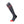 Lenz grey and red knee high compression sock with power button graphic
