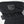 Black Hestra glove cuff with embroidered brand logo patch