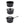 Snow Peak black cast iron camping pot set with lids and handle